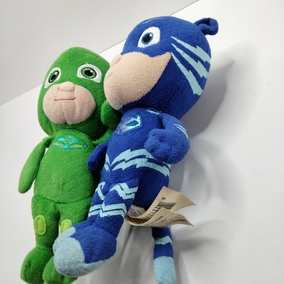 Just Play PJ Masks Gekko Catboy 8” Frog Box eOne Plush Stuffed Toy Set - Picture 5 of 15